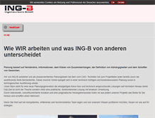 Tablet Screenshot of ing-b.at